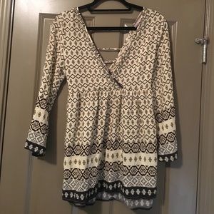 Patterned tunic