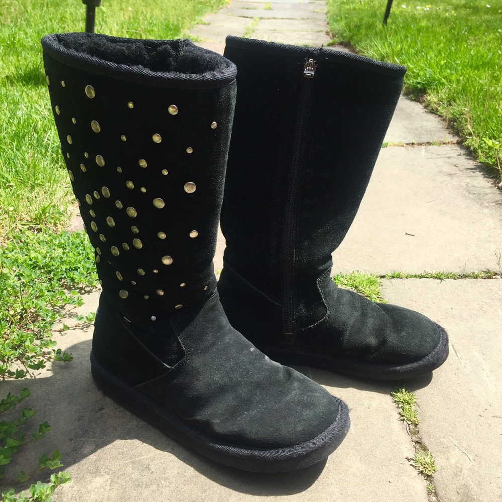 Black Studded UGG Boots