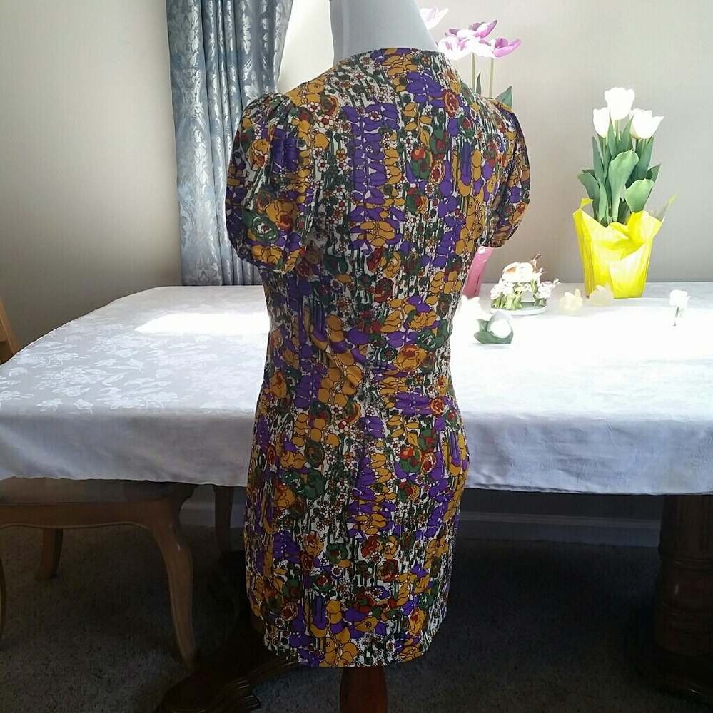 NOT FOR SALE - RETRO ☮ VINTAGE Mini Dress / Tunic - Picture 4 of 6