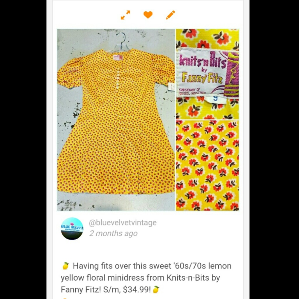 NOT FOR SALE - RETRO ☮ VINTAGE Mini Dress / Tunic - Picture 6 of 6