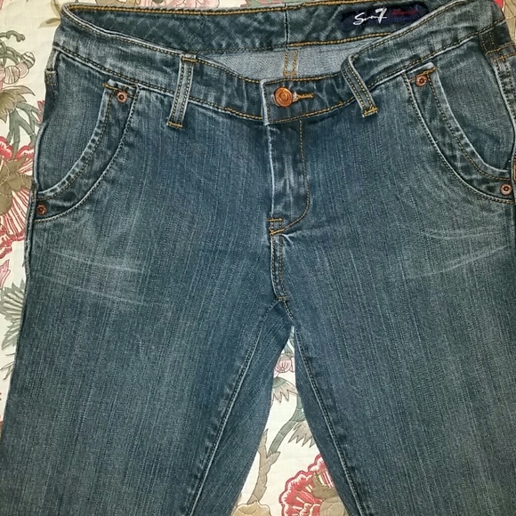 SEVEN7  Cropped JEANS Capris Sz 26 - Picture 5 of 7