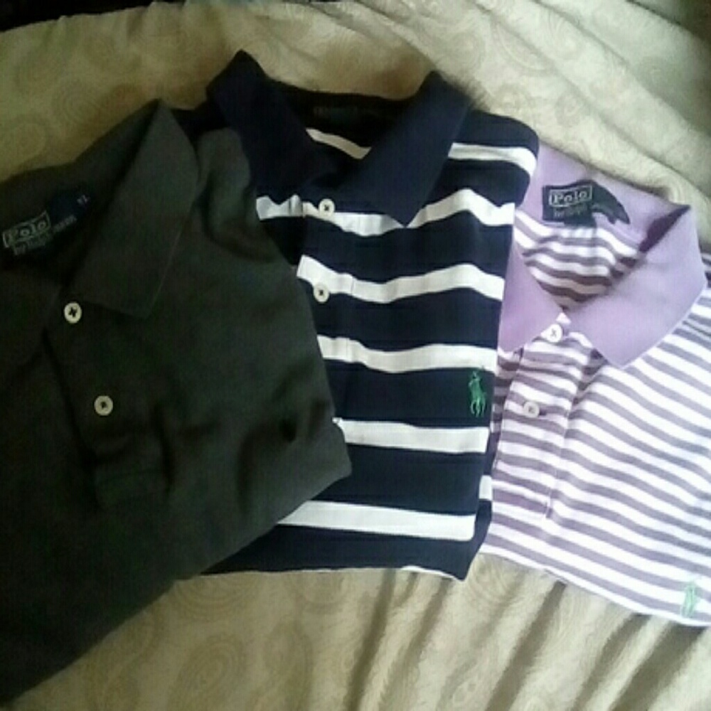 3 polo shirts. Sz XL for jharrell1020
