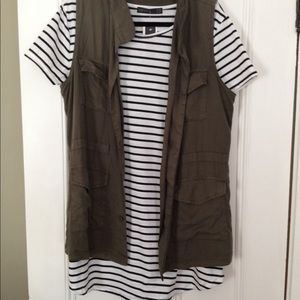 Green cargo vest!