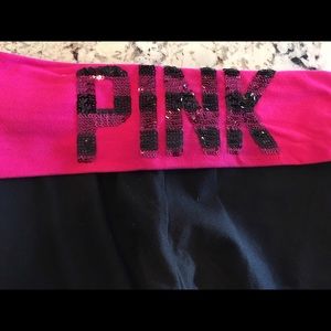 NWOT VS Pink yoga pants.  Flare leg