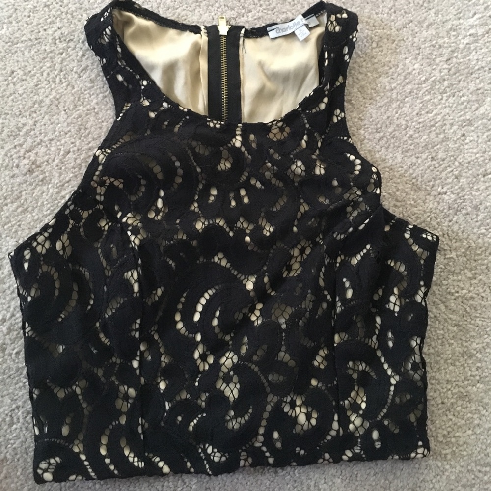 Lace crop top