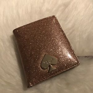 Kate Spade Mini Pink Glittery Wallet