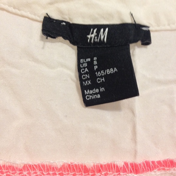 H&M Bright Pink & White Striped Top - Picture 5 of 5