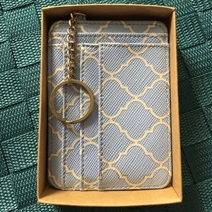 Key ring wallet w/ coin slot