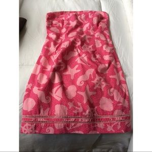 Lilly Pulitzer Pink Seashell Dress Mini