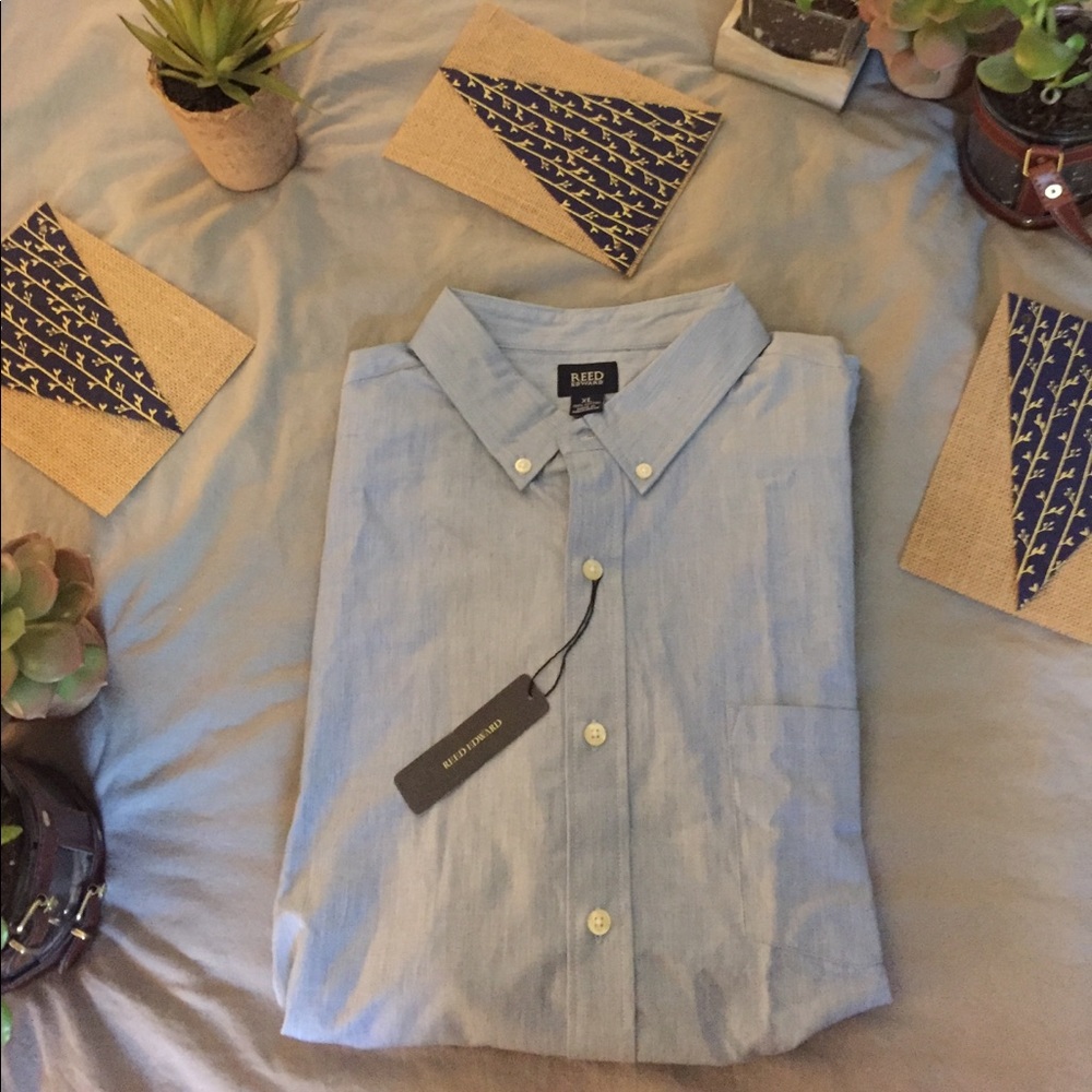 Reed Edward XL Collared Woven Shirt