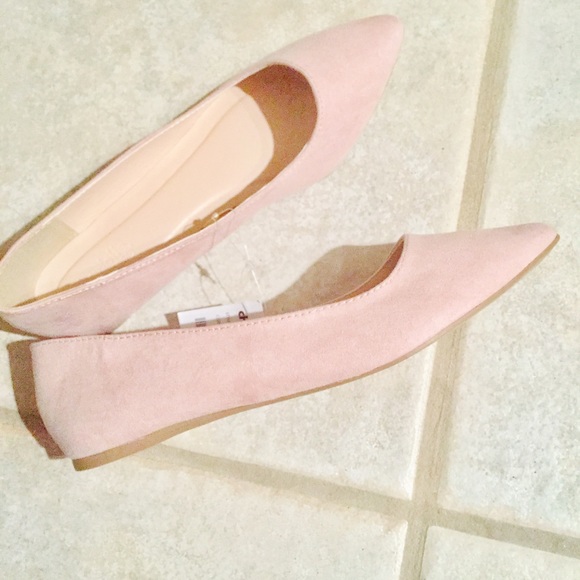Blush Pointed Flats - Picture 3 of 3