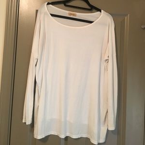 White long sleeve Piko