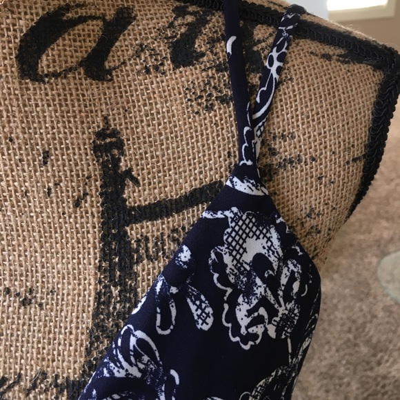 Pretty navy and white maxi dress - Picture 5 of 6