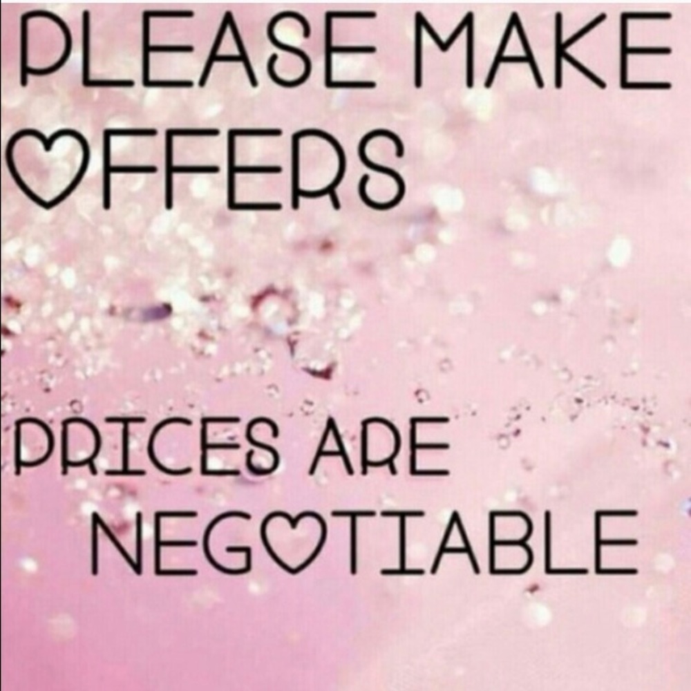 We can't negotiate if you don't offer! 😉😉😉
