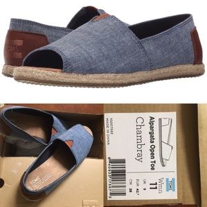 😍Alpargata Toms in Chambray
