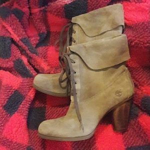 Timberland high heeled booties