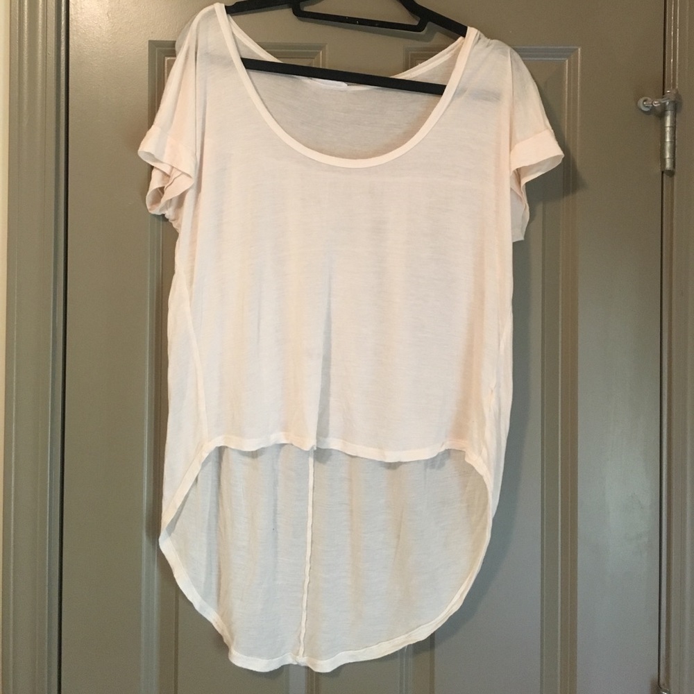 Lush cream t shirt
