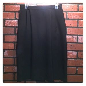 Black pencil skirt