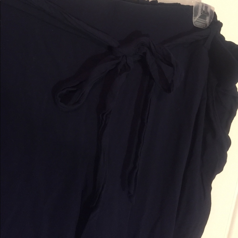 Linen Tie Waste Crop Pants