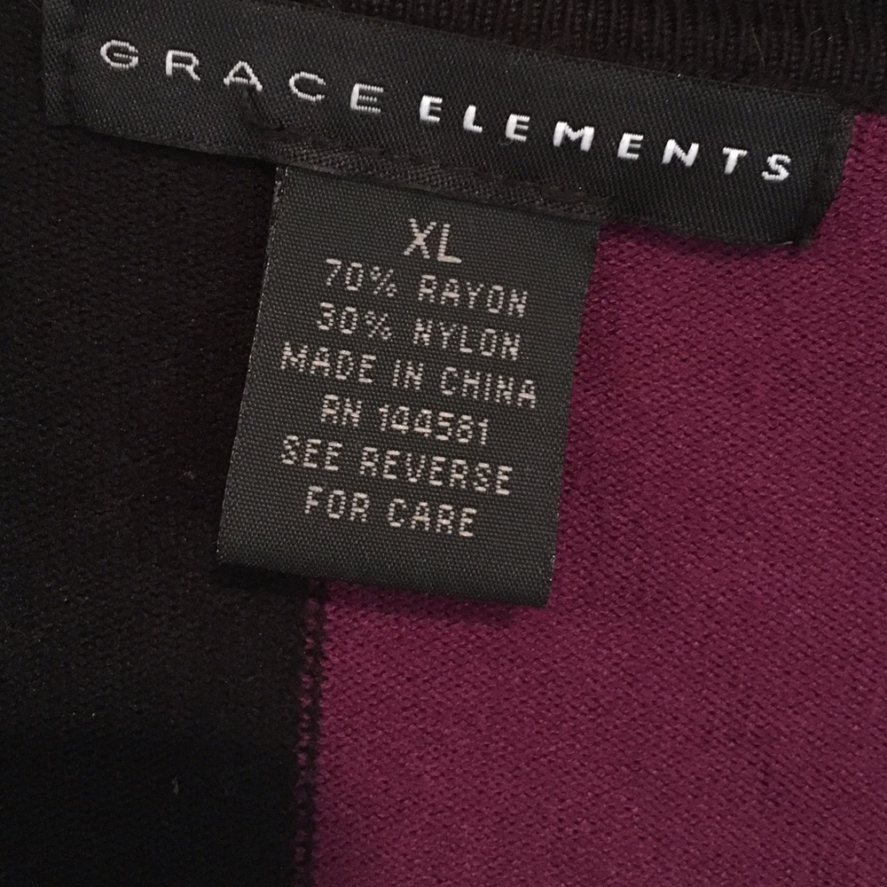 Color Block Flyaway Sweater - Picture 3 of 4