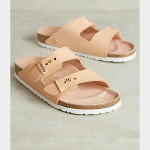 Birkenstock Arizona Sandals- powder leather size 8