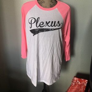Plexus baseball ringer shirt L