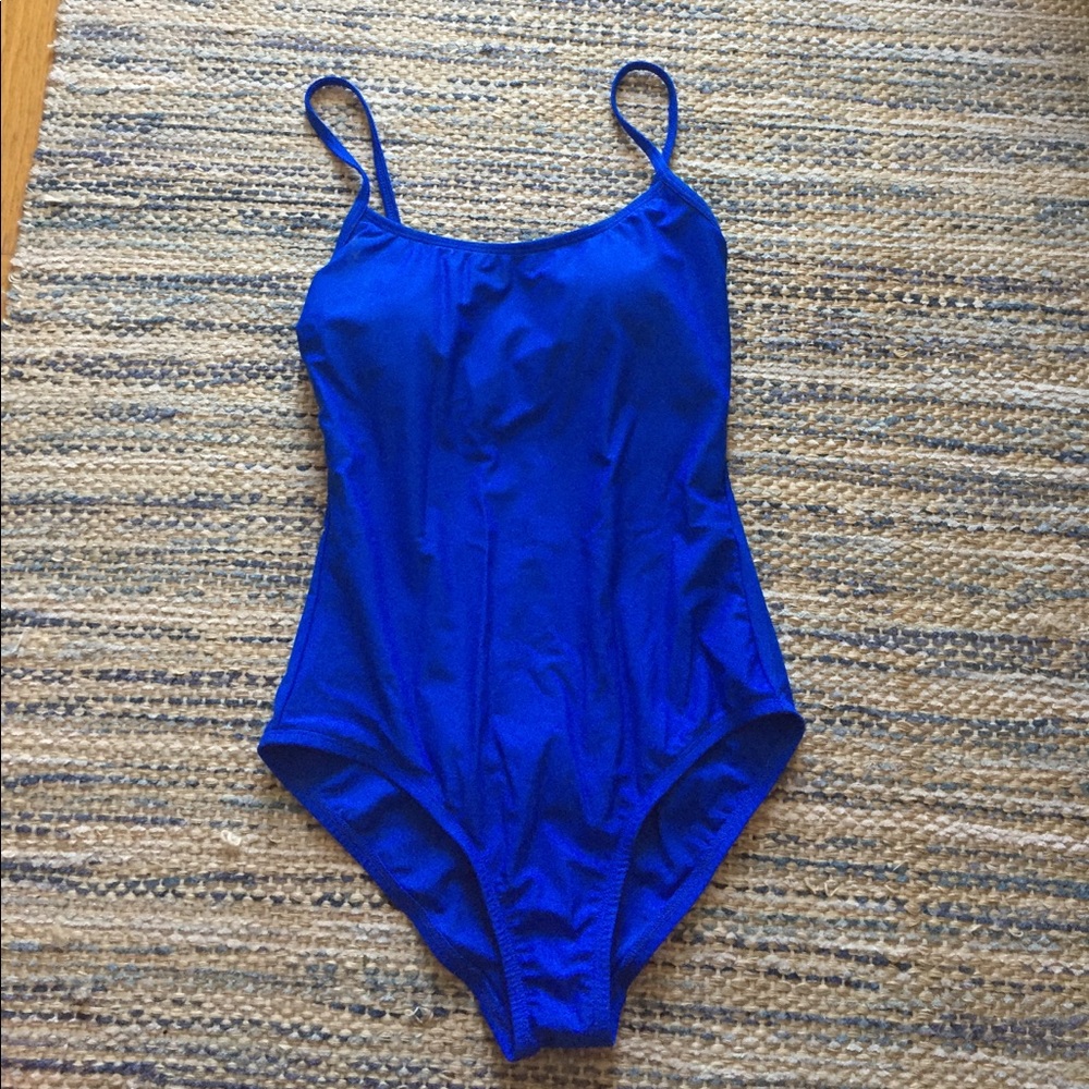 Royal Blue One Piece Bathing Suit