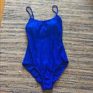 Royal Blue One Piece Bathing Suit