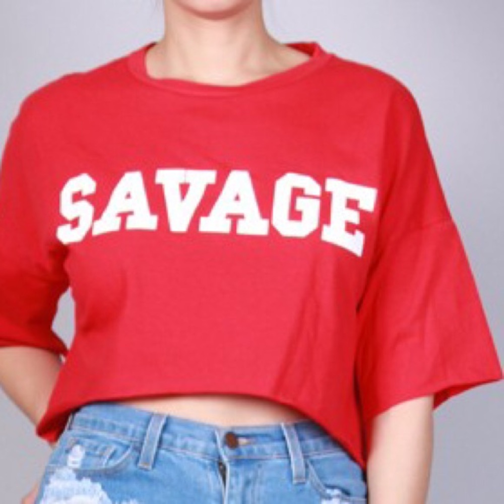 Savage crop top