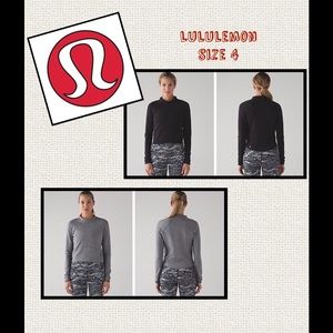 Lululemon Hill and Valley Mock Neck