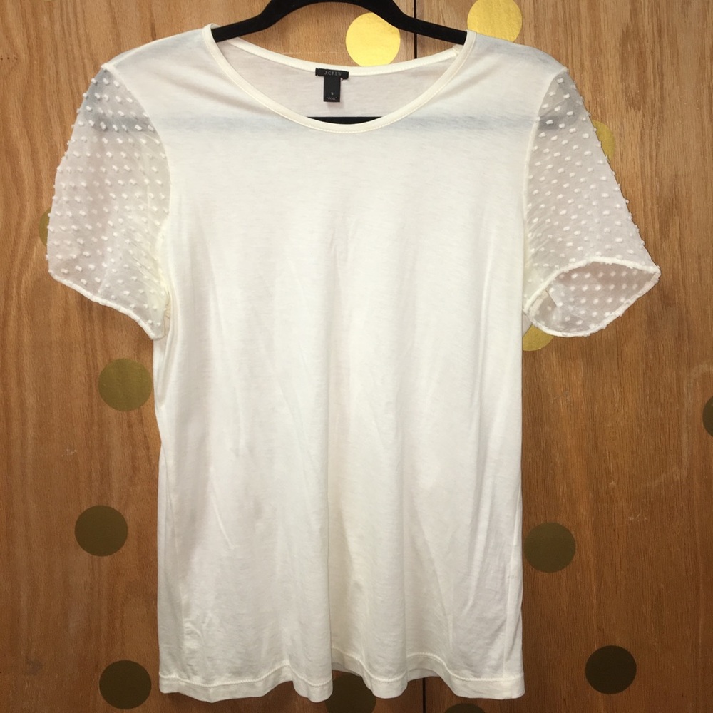 Jcrew white tee