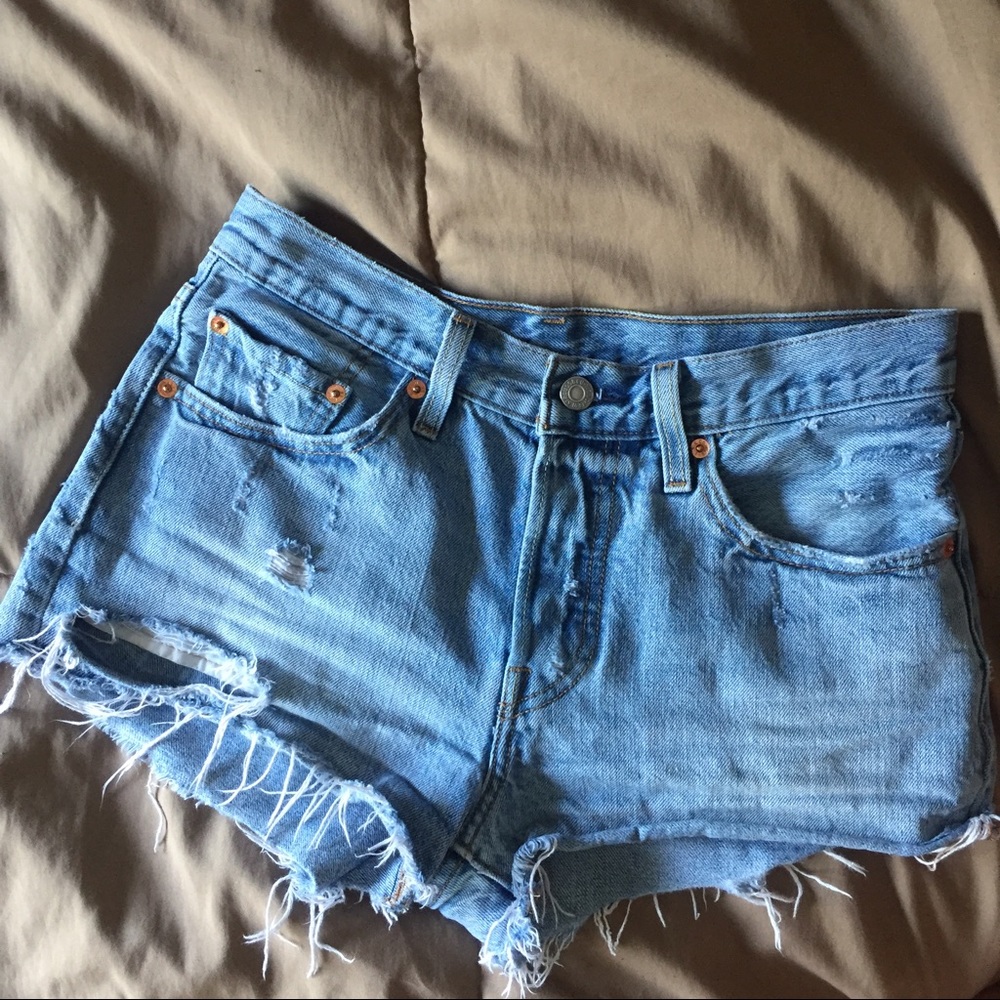 Levi's High Waisted Shorts