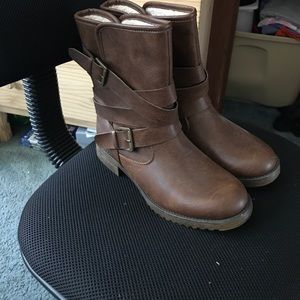 Brown boots