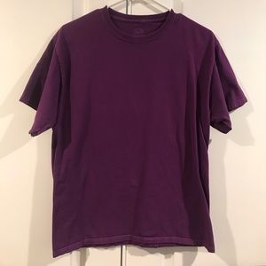 Purple Crew neck short sleeve tee size Medium