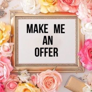 ALL Offers will be considered.
