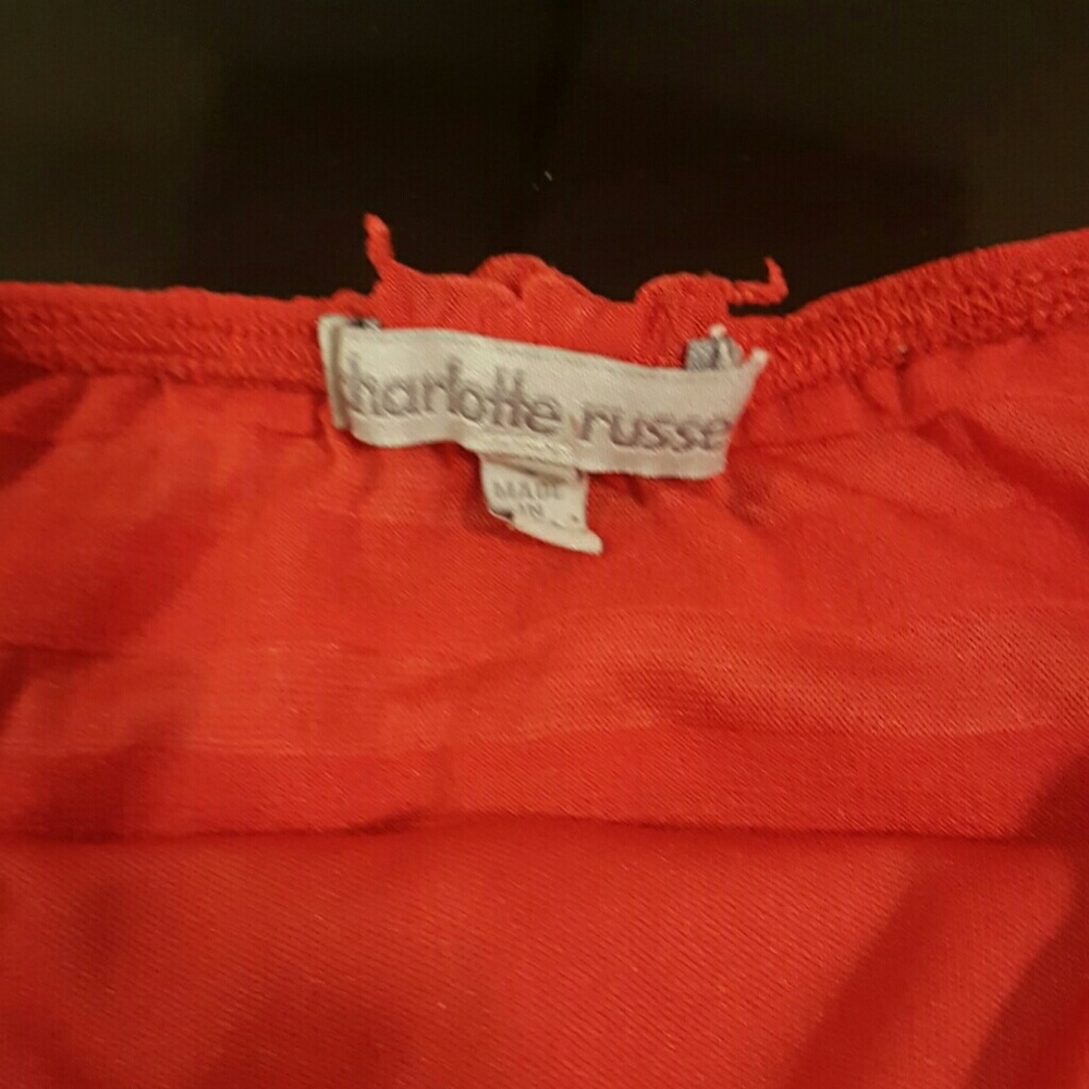 CHARLOTTE RUSSE STRAPLESS TOP - Picture 3 of 4