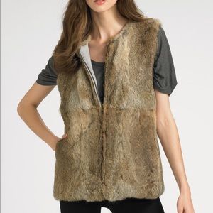 Larok luxe raccoon fur vest