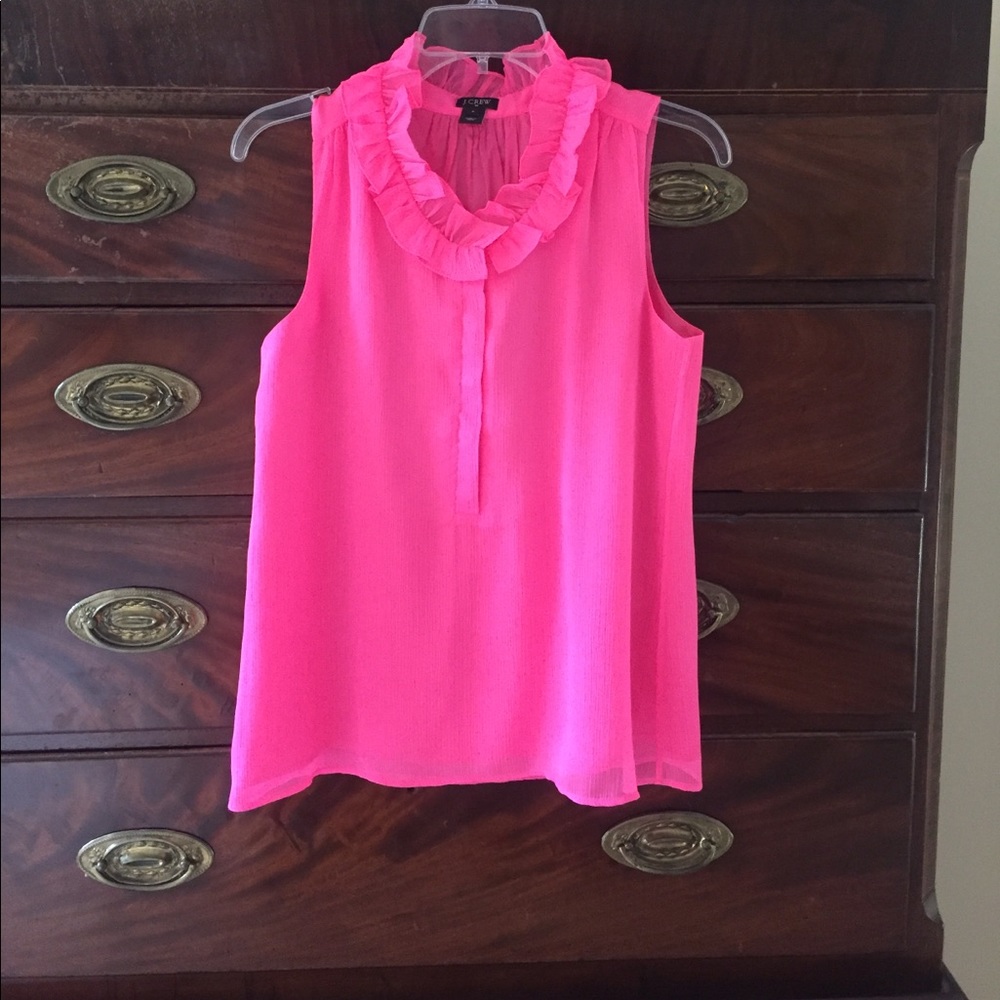 J Crew Ruffle Top