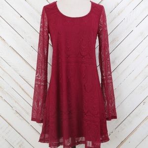 Red lace Alterd State dress