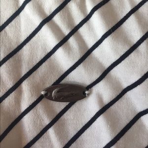 Long sleeve boat neck nautical shirt