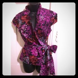 Ann Taylor Wrap Blouse