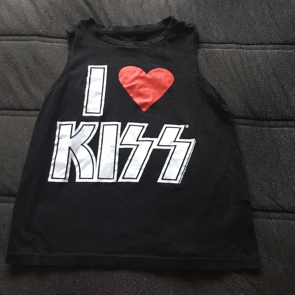 I ❤️ KISS tank top