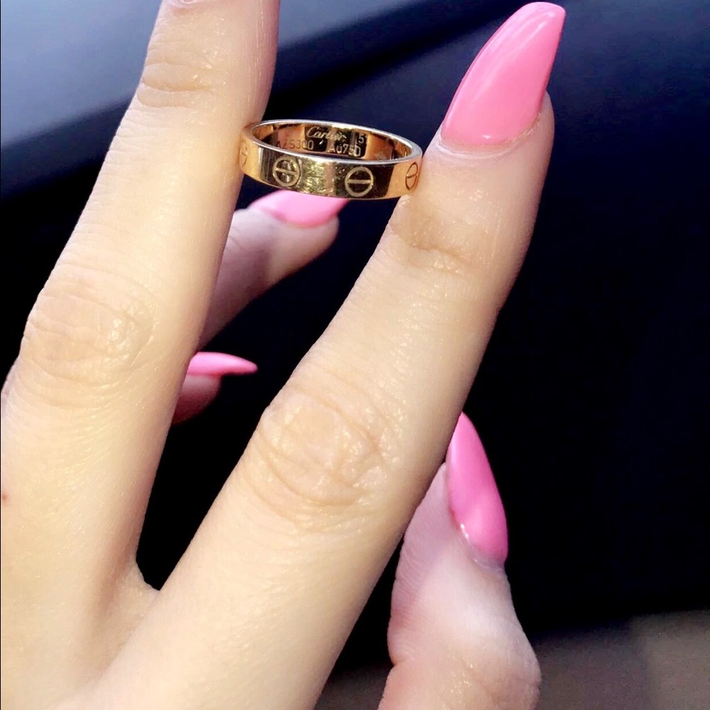 Yellow Gold Cartier Love Ring Size 5