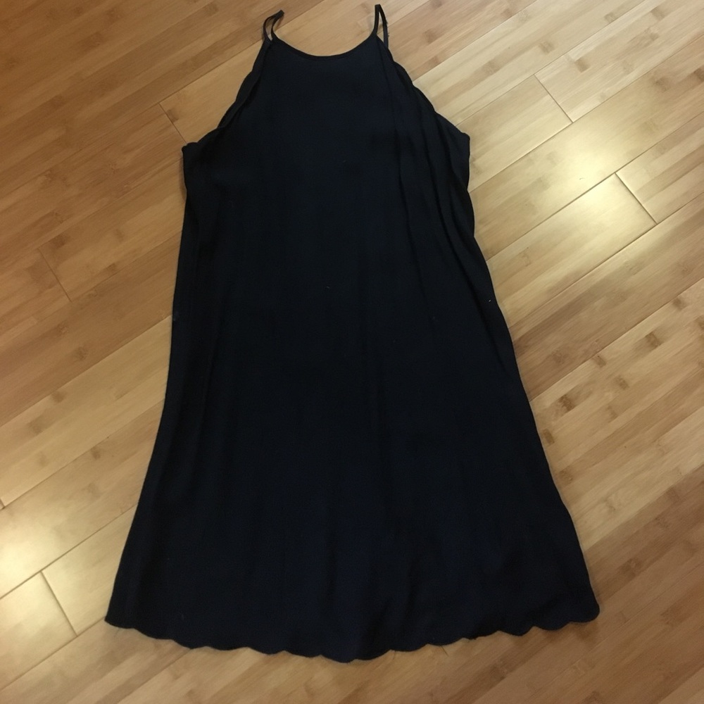 Black loose dress
