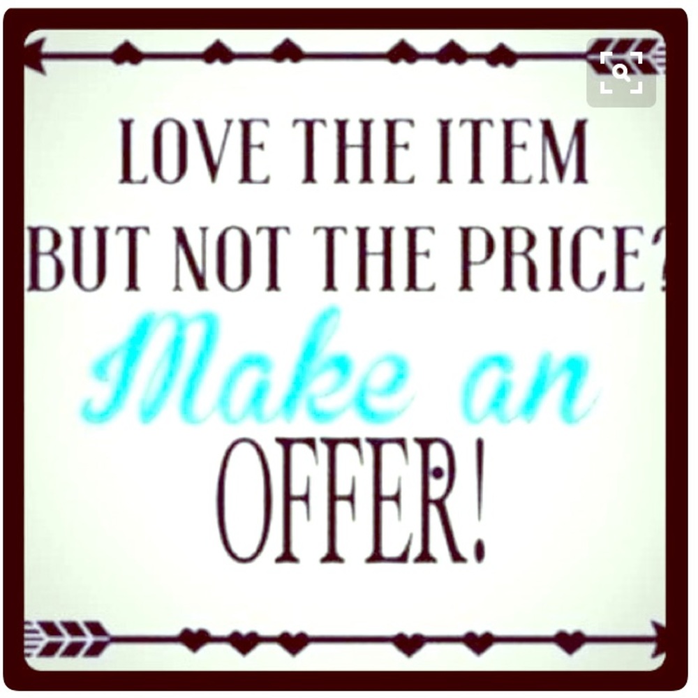 I love offers! Use the offer button.