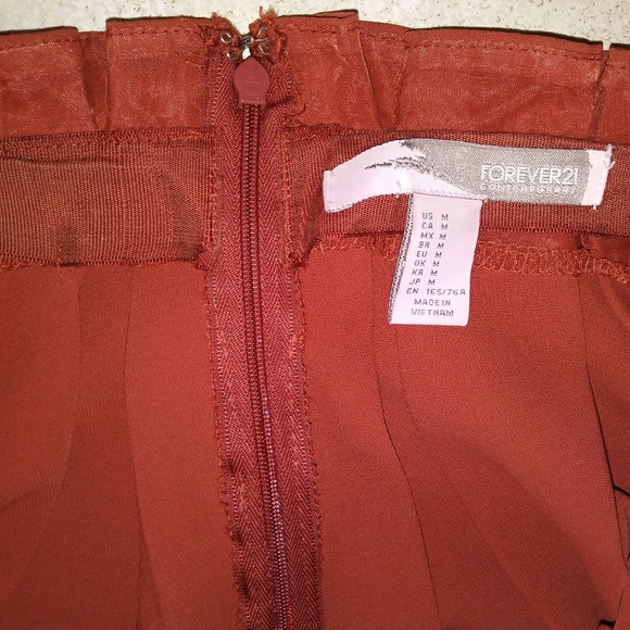 PRICE DROP--Burnt Orange skirt - Picture 2 of 4
