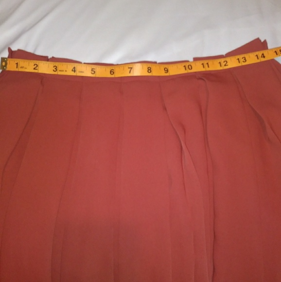 PRICE DROP--Burnt Orange skirt - Picture 4 of 4