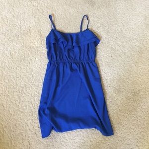 Blue cashmere dress