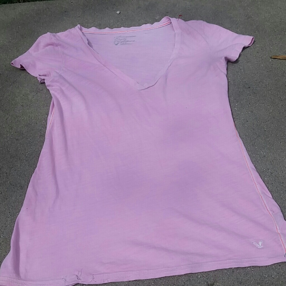 Pink American Eagle. tee