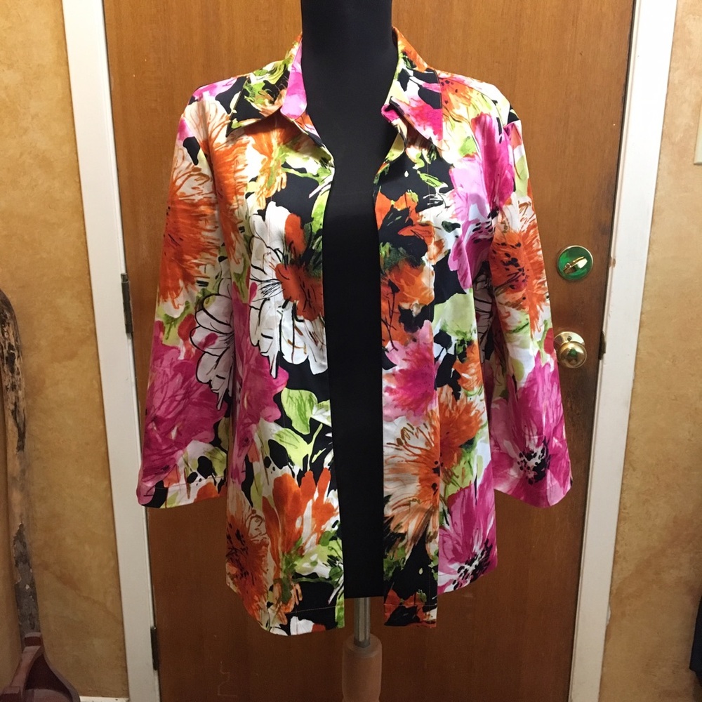 Floral blazer